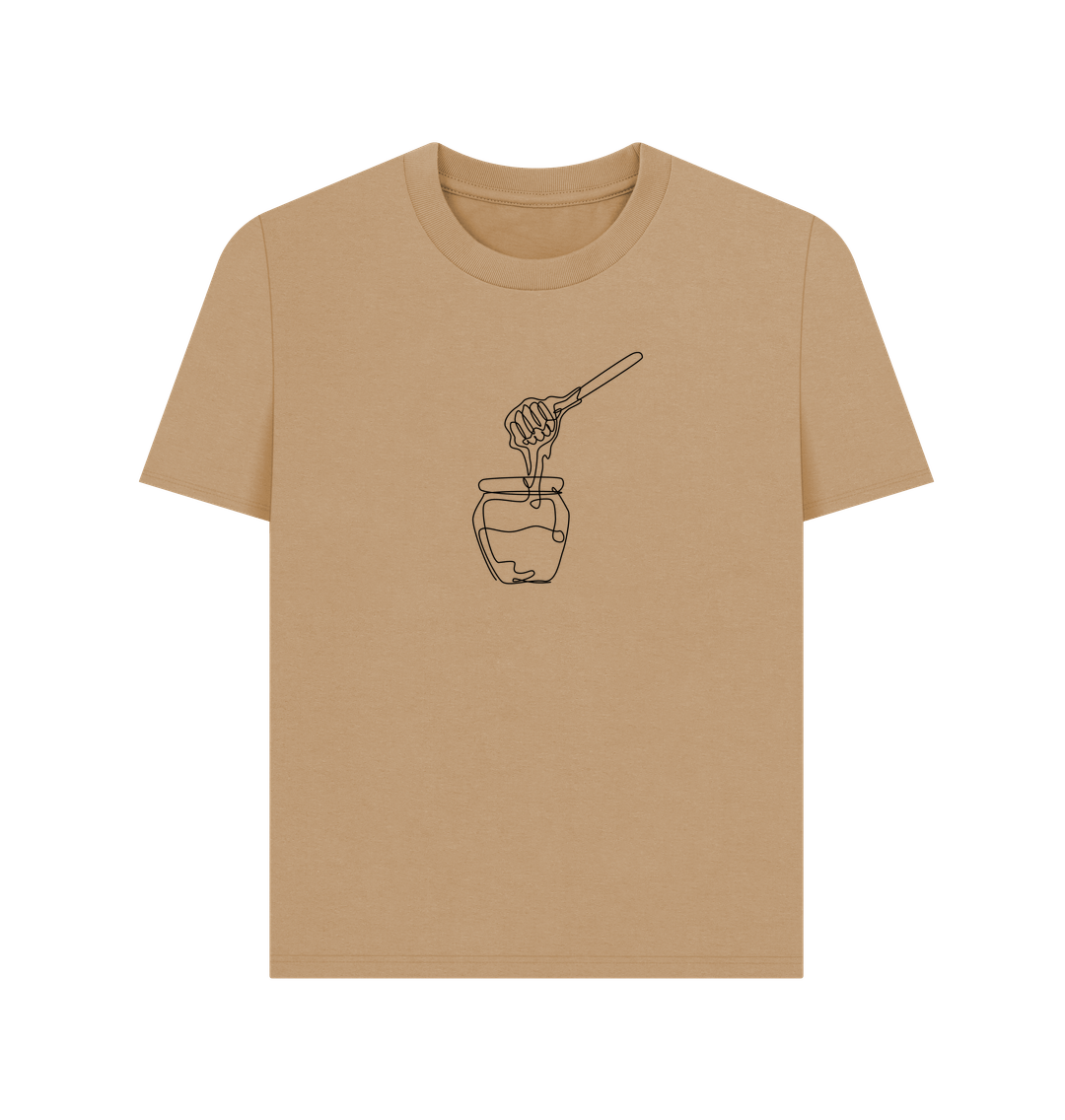 Sand Women's Honey Organic Cotton Basic Tee (Black)
