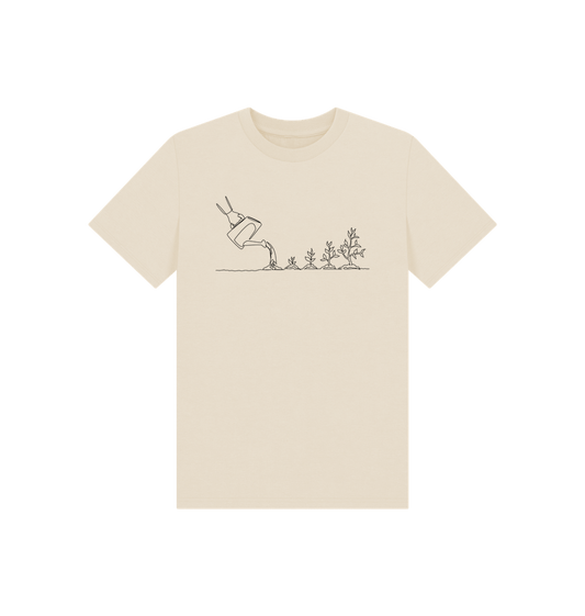 Oat Kid's Gardening Organic Cotton Basic Tee (Black)