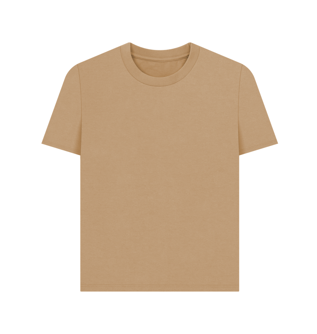 Sand Women's Solid Organic Cotton Basic Tee