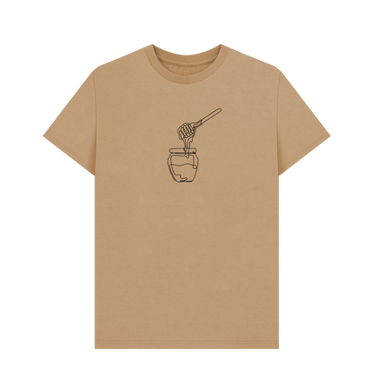 Sand Men's Honey Organic Cotton Basic Tee (Black)