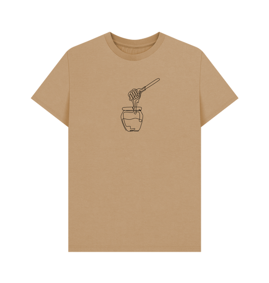 Sand Men's Honey Organic Cotton Basic Tee (Black)