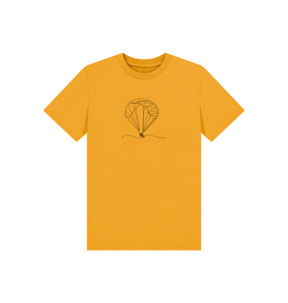 Mustard Kid's Parachute Organic Cotton Basic Tee (Black)