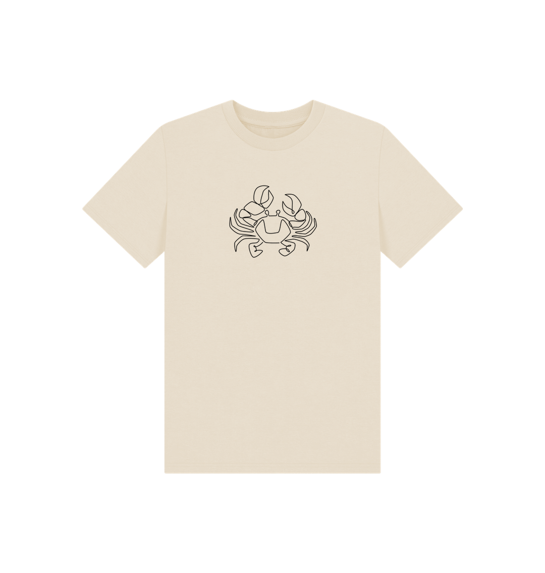 Oat Kid's Crab Organic Cotton Basic Tee (Black)