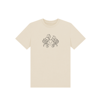 Oat Kid's Crab Organic Cotton Basic Tee (Black)