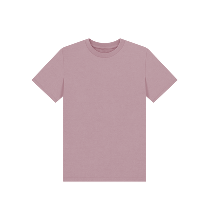 Mauve Kid's Solid Organic Cotton Basic T-Shirt