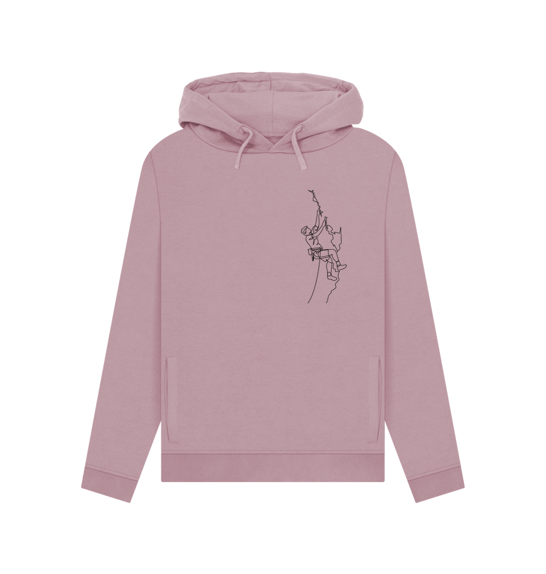 Mauve Women's Climber Pullover Hoodie - Black