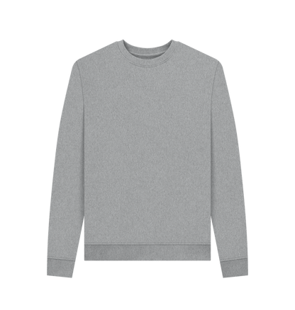 Light Heather Women's Solid Organic Cotton Crewneck Sweater