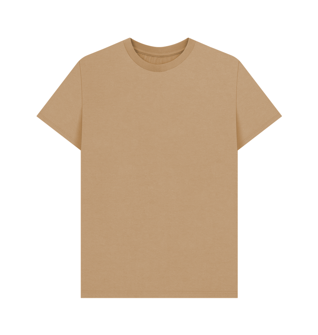 Sand Men's Solid Organic Cotton Basic Tee