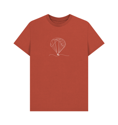 Rust Men's Parachute Organic Cotton Basic Tee (White)