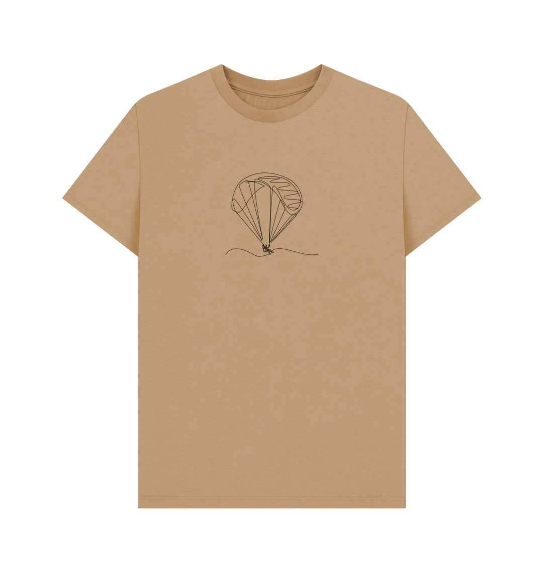 Sand Men's Parachute Organic Cotton Basic Tee (Black)