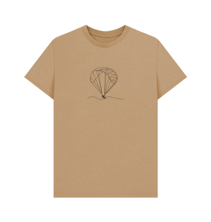 Sand Men's Parachute Organic Cotton Basic Tee (Black)