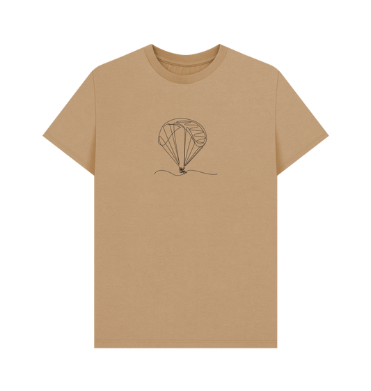 Sand Men's Parachute Organic Cotton Basic Tee (Black)