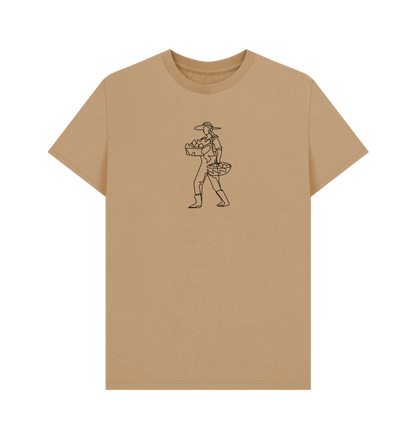 Sand Men's Harvest Organic Cotton Basic Tee (Black)