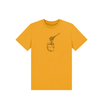 Mustard Kid's Honey Organic Cotton Basic Tee (Black)