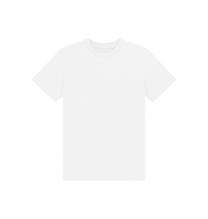 White Kid's Solid Organic Cotton Basic T-Shirt