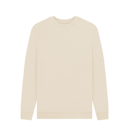 Oat Men's Solid Organic Cotton Crewneck Sweater