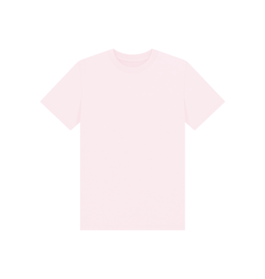 Pink Kid's Solid Organic Cotton Basic T-Shirt