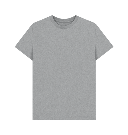 Athletic Grey Men's Solid Organic Cotton Basic Tee